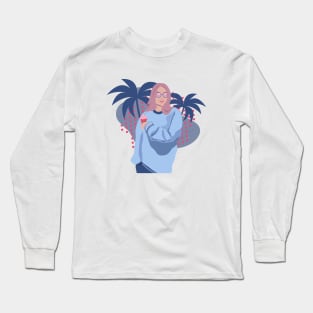 Chill California Girl Long Sleeve T-Shirt